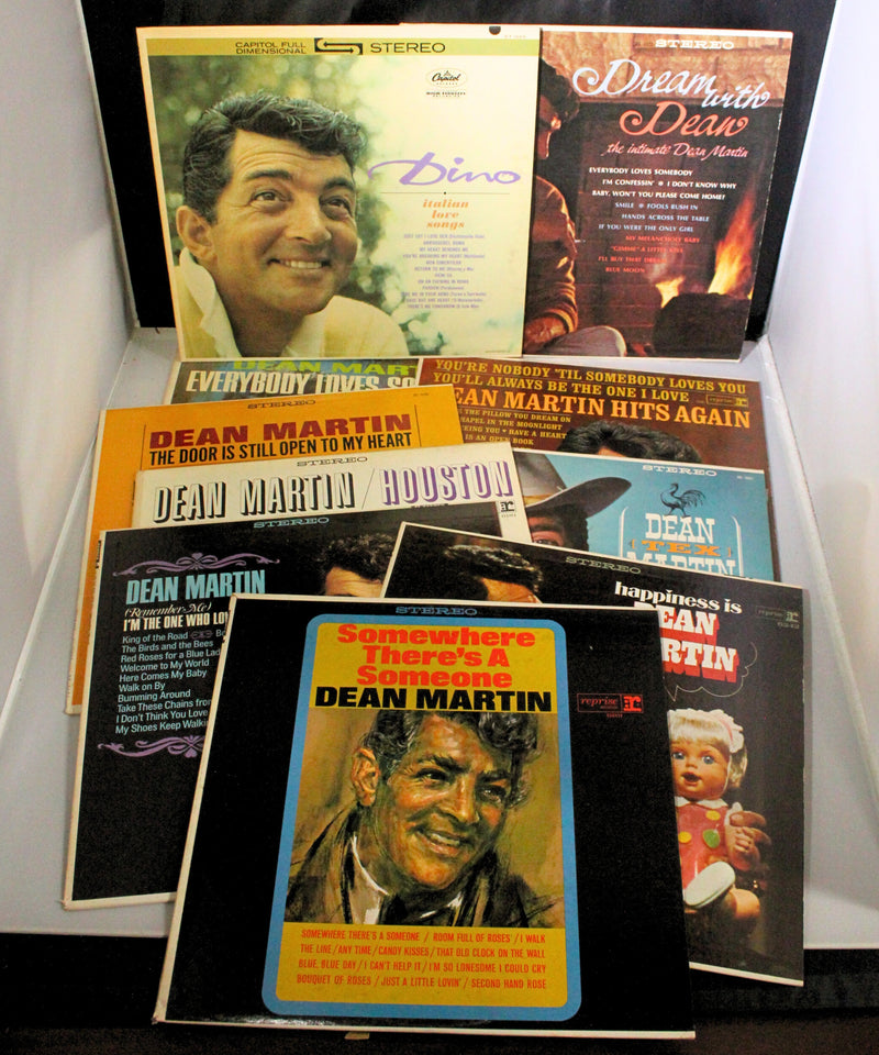 Lot of 10: Dean Martin Vinyls