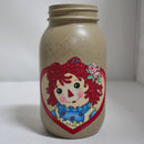 Lot of 3: Raggedy Ann Mug, Mason Jar & Cocoa Tins