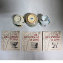 Lot of 3 Franklin Mint: The Great Ryokans of Japan Sake Cups