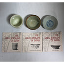 Lot of 3 Franklin Mint: The Great Ryokans of Japan Sake Cups