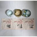 Lot of 3 Franklin Mint: The Great Ryokans of Japan Sake Cups