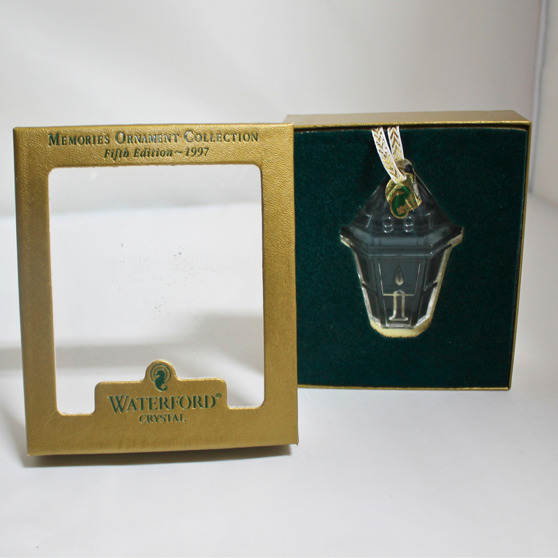 Lot of 4: Marquis by Waterford Ornaments | Angel, Santa, Lantern & Giftbox