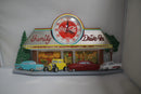Lot of 4 Coca-Cola: Dine-In Sign & 3 Polar Bear Globes