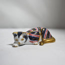 Lot of 3 Franklin Mint: Curio Cabinet Cat Figurines