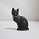 Lot of 3 Franklin Mint: Curio Cabinet Cat Figurines