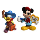 Lot of 4 Enesco Disney Figurines: Mickey Mouse & Donald Duck