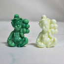 Lot of 4 Mosser Glass Clown Figurines