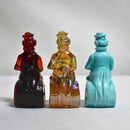 Lot of 3 Mosser Glass: Performer Clown Figurines