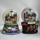 Lot of 2 Bloomingdale's Snowglobes: Broadway & Times Square