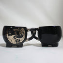 Lot of 3 Enesco: Mickey Mouse Steppin Out Tea Cups & Paper Weight