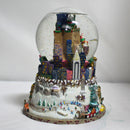 Bloomingdales: Big Brown Bag Glitter Tree Musical Snowglobe