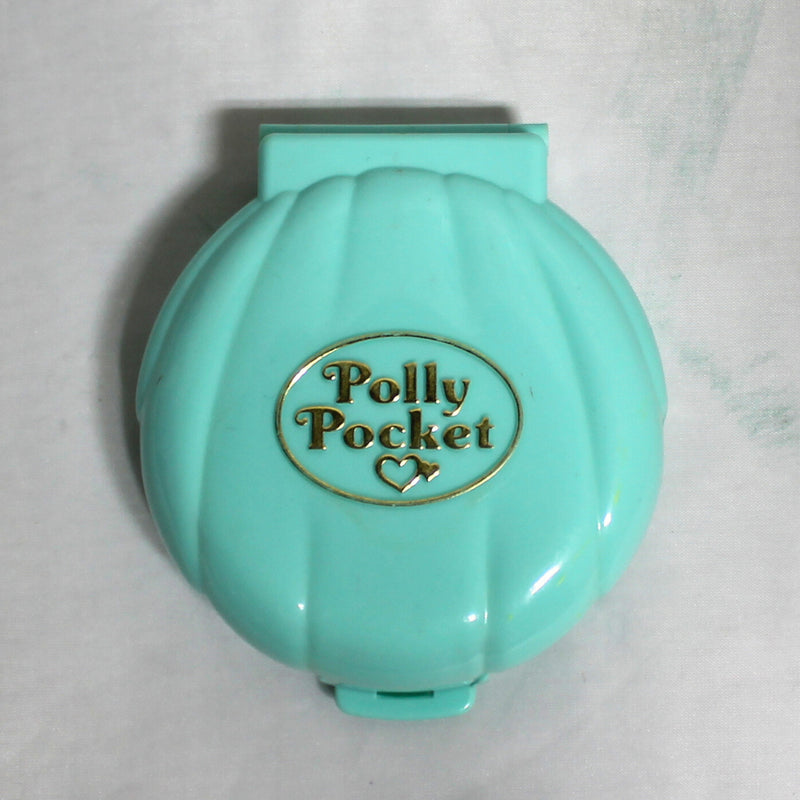 Polly Pocket Sea Shell Shaped Compact Mini Doll House | Beach House