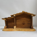 Enesco: Precious Moments Wooden Natitvity Stable Manger