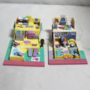 Lot of 2 Polly Pocket: Mini Playsets | Summer House & Cozy Cottage