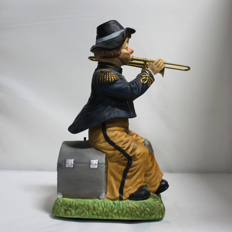 Melody In Motion: Hobo Willie On Parade Animated Musical Figurine | Trombone