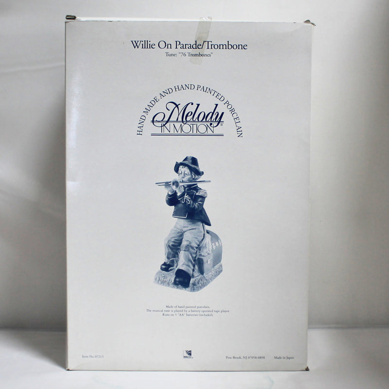 Melody In Motion: Hobo Willie On Parade Animated Musical Figurine | Trombone