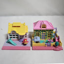 Lot of 2 Polly Pocket: Mini Playsets | Toy Shop & Nursery School