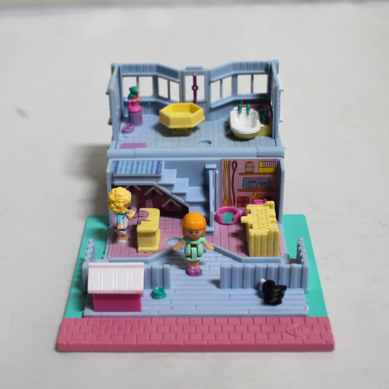 Lot of 2 Polly Pocket: Mini Playsets | Pet Shop & Giraffe House