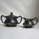 Reed & Barton: Silver-Plated Sugar Bowl & Creamer
