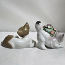 Lot of 2 Lladro Figurines: Surprised Kitten & Secret Spot | Please Read
