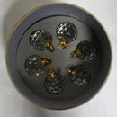 Swarovski: 6 Faceted Crystal Place Card Holders