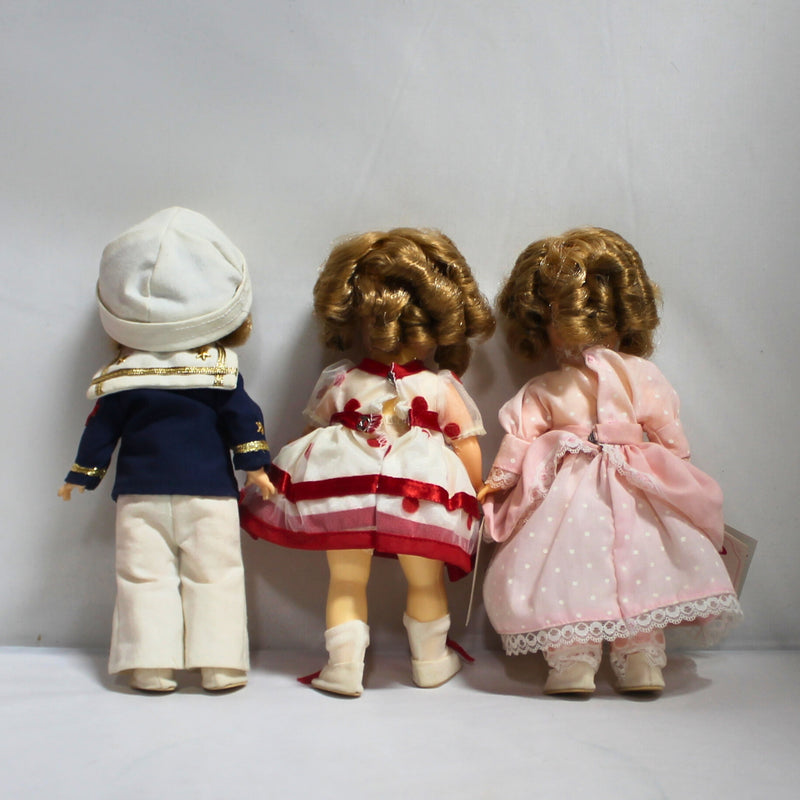 Lot of 3 Ideal Toy Corporation: Shirley Temple Dolls