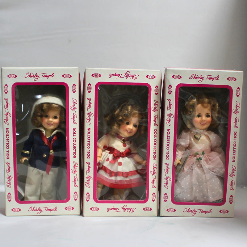 Lot of 3 Ideal Toy Corporation: Shirley Temple Dolls