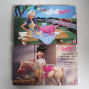 Lot of 2 Barbie: Special Collection Sets | Picnic 18301 & Horse Care 18445
