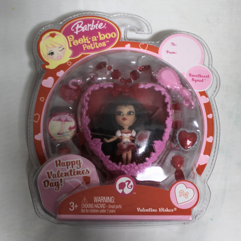 Lot of 2 Barbie Peek-a-Boo Petite Dolls | Valentine Wishes &  Francie