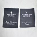 Lot of 5 Waterford Ornaments: Crystal Angels