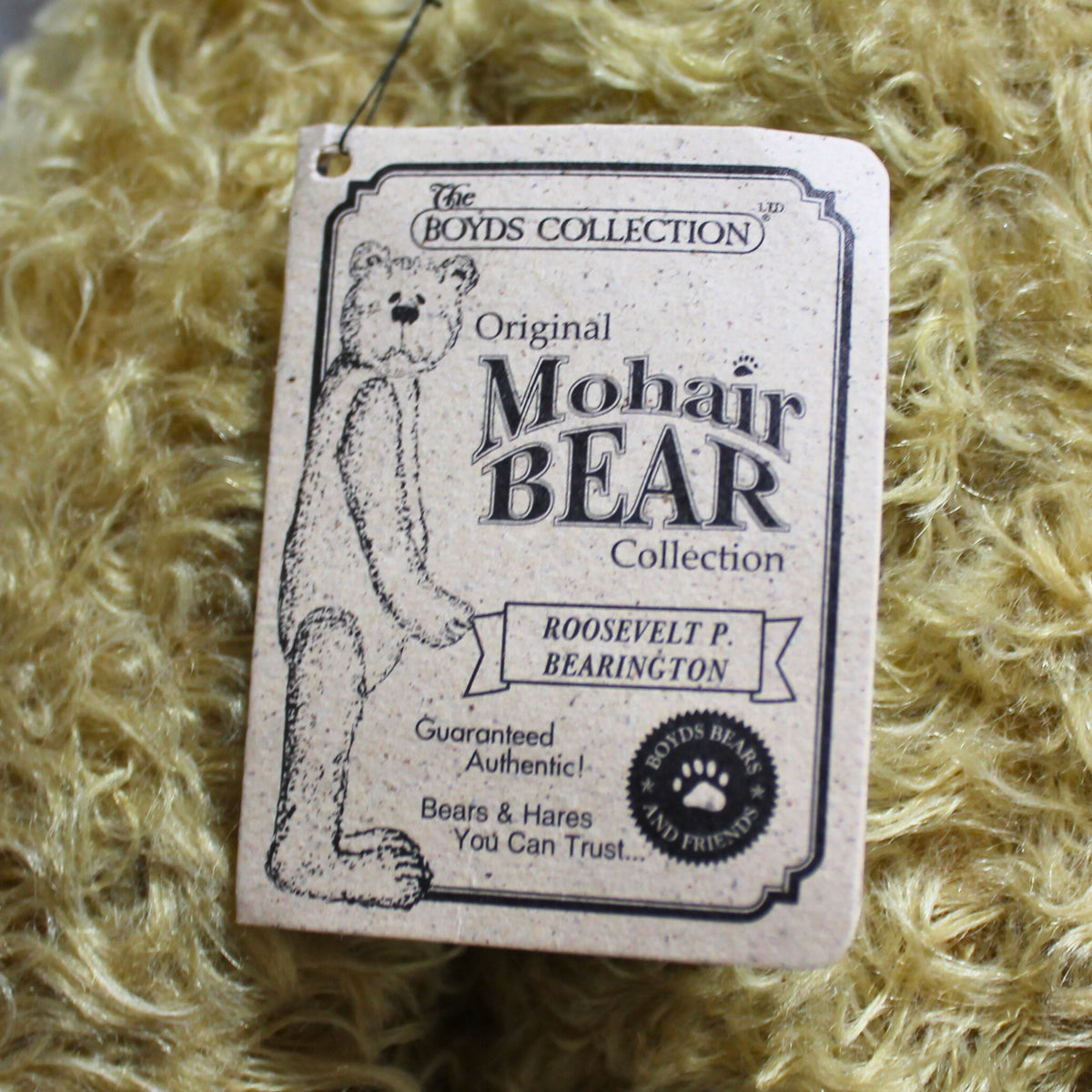 Boyds Bears: Original Mohair Teddy Bear | Roosevelt 500020-08