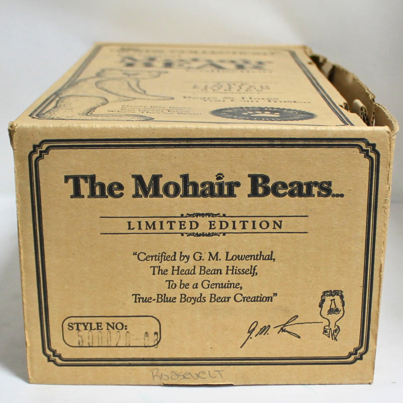 Boyds Bears: Original Mohair Teddy Bear |  Roosevelt 500020-08