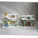 Lot of 2 Precious Moments: Christmas Village Buildings | 78926 & 79390