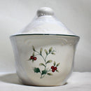 Lot of 3 Pfaltzgraff: Winterberry Creamer, Sugar Jar & Butter Dish