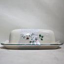 Lot of 3 Pfaltzgraff: Winterberry Creamer, Sugar Jar & Butter Dish