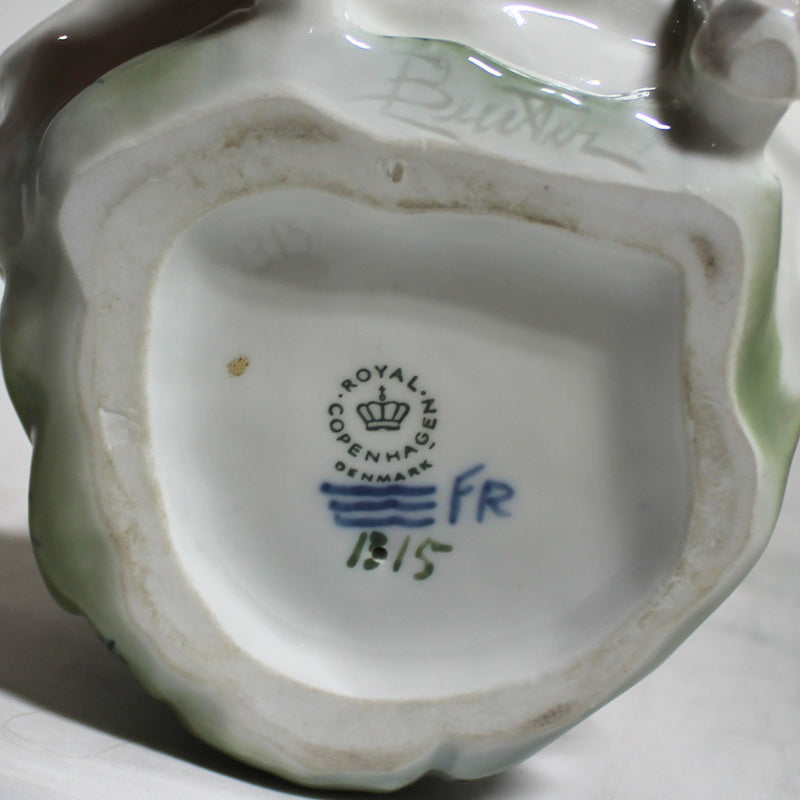 Royal Copenhagen: 1315 Amager Girl Figurine | Signed