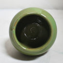 Cherokee Pottery: Drip Green Glaze Vase