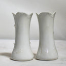 Lot of 2 Elfinware: Porcelain Decorative Rosebud Vases