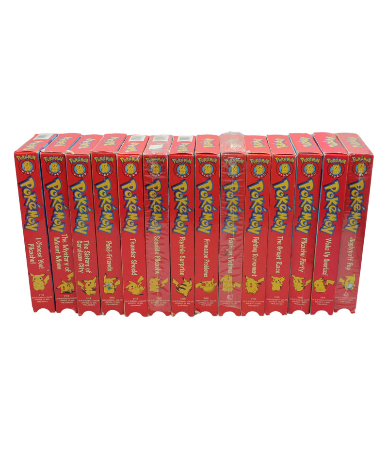 Lot of 14 Pokemon VHS tapes