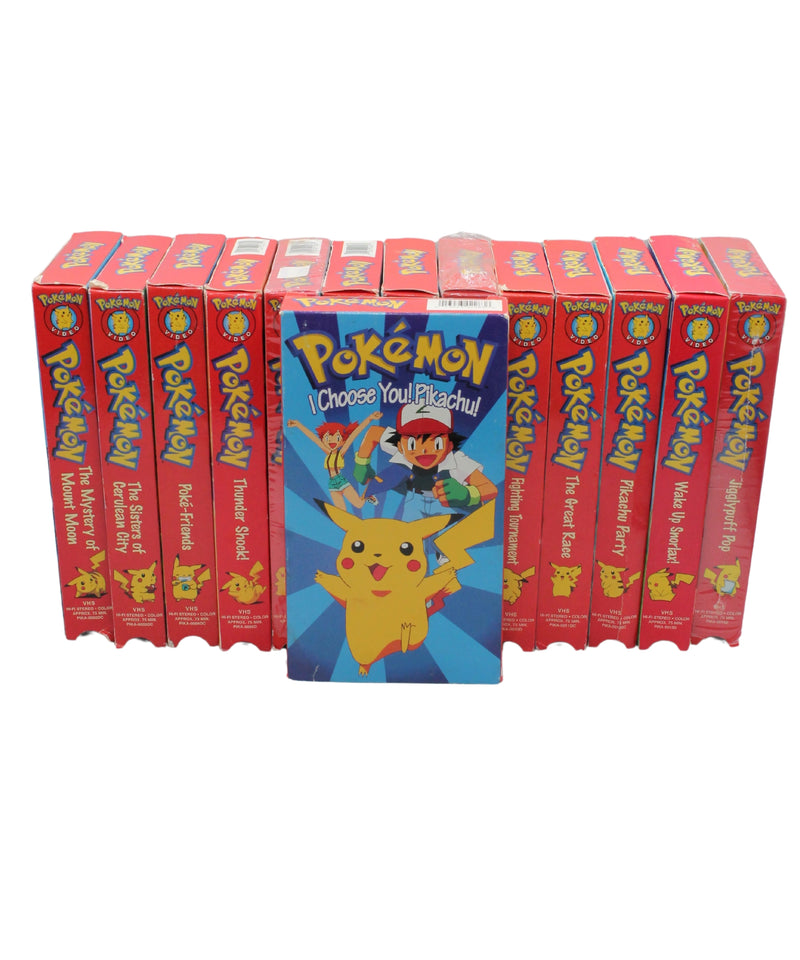 Lot of 14 Pokemon VHS tapes