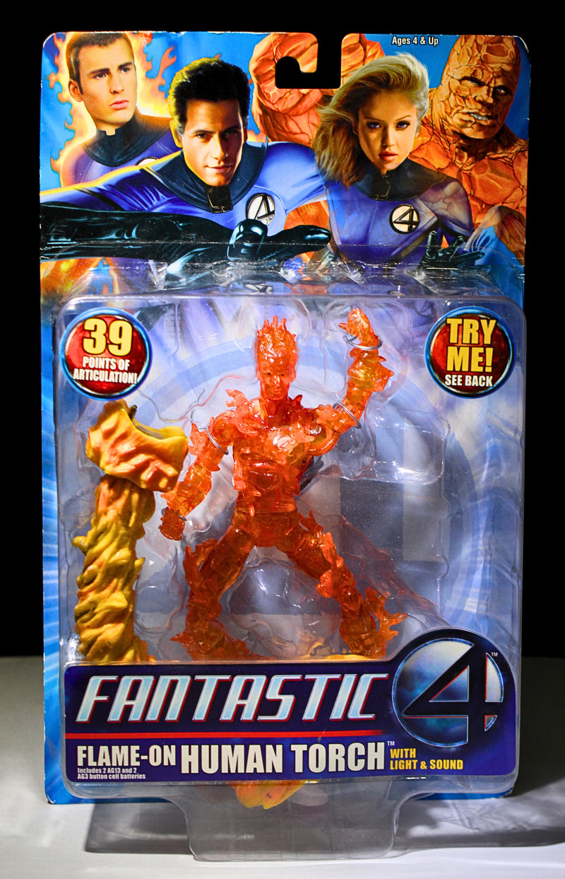 Fantastic 4 Flame-on Human Torch With Light and Sound