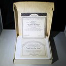 Led by the Star and The Holy Family Morgantown Crystal Plates | Mint in box