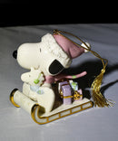Snoopy Sledding Adventure Ornament | No Box