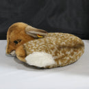 STEIFF Lorli spotted Fawn Baby Deer laying down realistic 12 in ear tag 1831/38