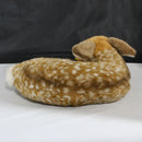 STEIFF Lorli spotted Fawn Baby Deer laying down realistic 12 in ear tag 1831/38