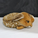 STEIFF Lorli spotted Fawn Baby Deer laying down realistic 12 in ear tag 1831/38
