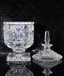 Antique 1900s Bohemia Crystal Chocolate Box | Like new condition