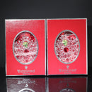 Lot of 2: Waterford Crystal Snow Crystals Ornament | Mint condition