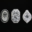Lot of 3: Waterford Crystal 12 Days of Christmas 1981-1983 Ornament