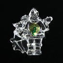 Lot of 2: Waterford Crystal Marquis Santa Ornament, 2006 St. Nicholas 1st Ed.
